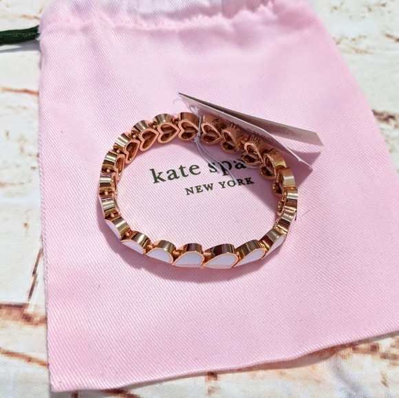 🆕 SALE Kate Spade Heritage Spade Heart Bracelet - Picture 4 of 7